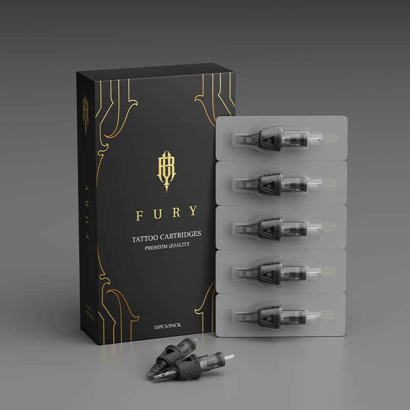Cartuchos de agujas para tatuajes FURY Tattoo Curved Magnum (CM/RM)