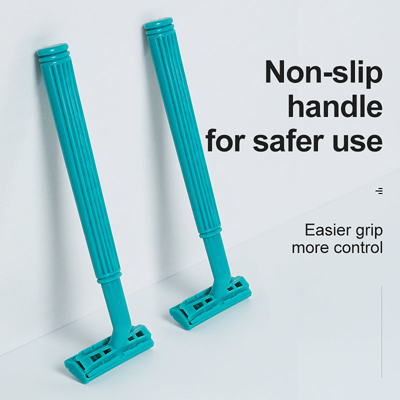 Maquinilla de afeitar desechable para tatuajes con diseño de triple hoja (50 unidades)