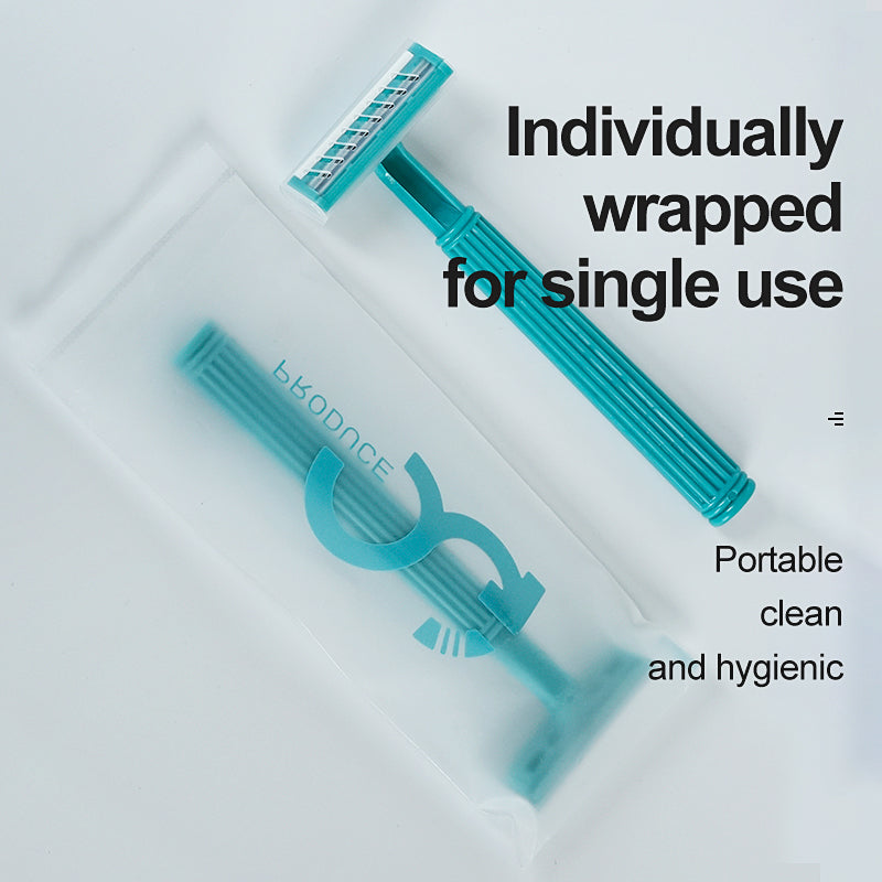 Maquinilla de afeitar desechable para tatuajes con diseño de triple hoja (50 unidades)