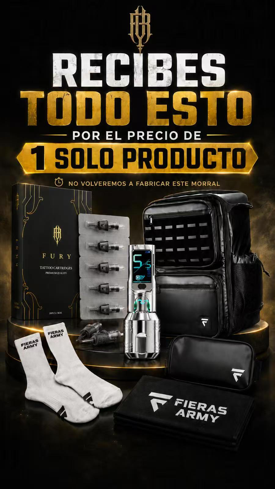 FURY Artist Set - PIONEER-FURY Ⅱ, Backpack, Accessories & 3 Cartridge Boxes