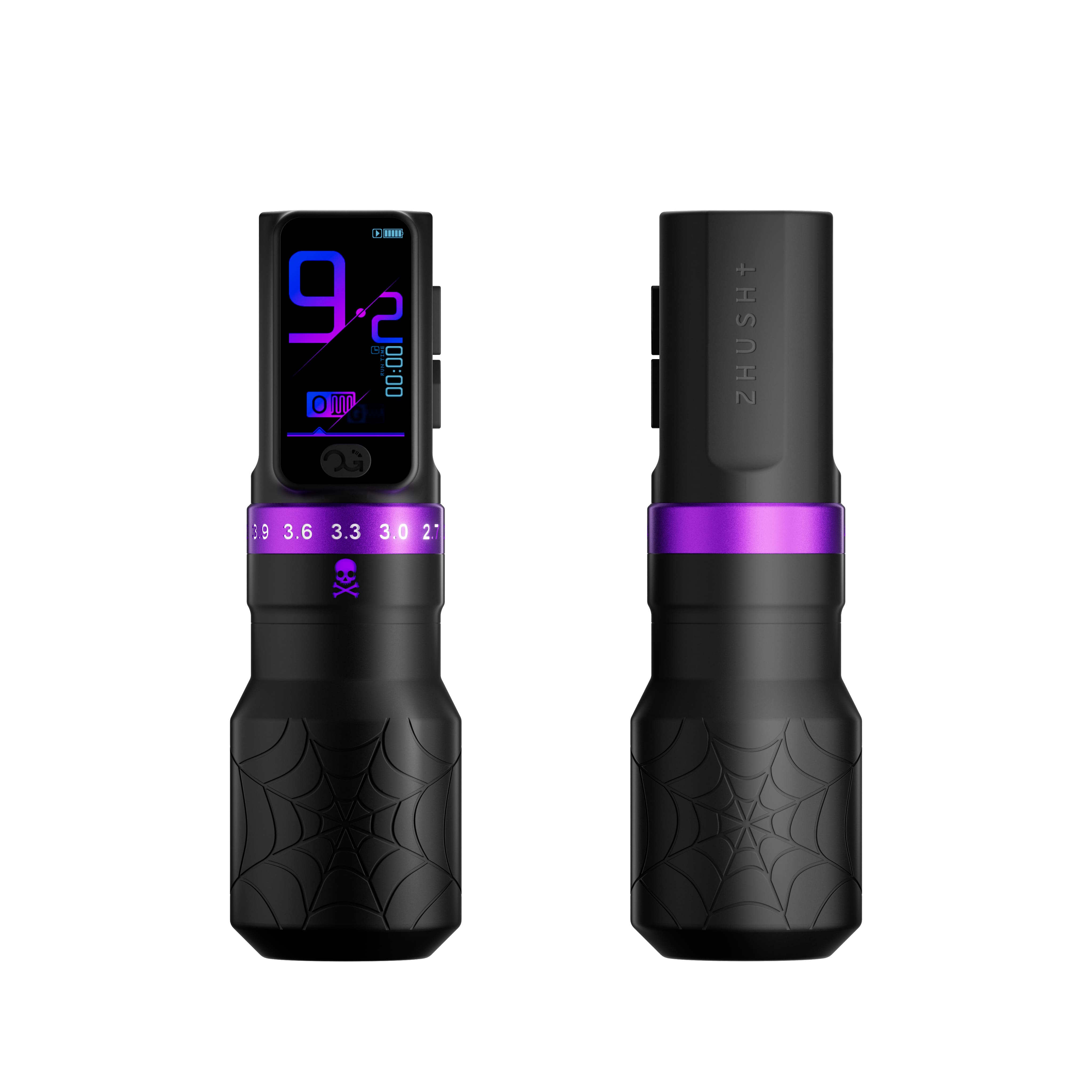 Black Widow Adjustable Stroke Wireless Tattoo Pen