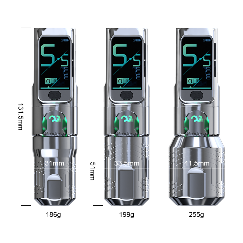 PIONEER-FURY Ⅱ 4.2mm Stroke Wireless Tattoo Pen