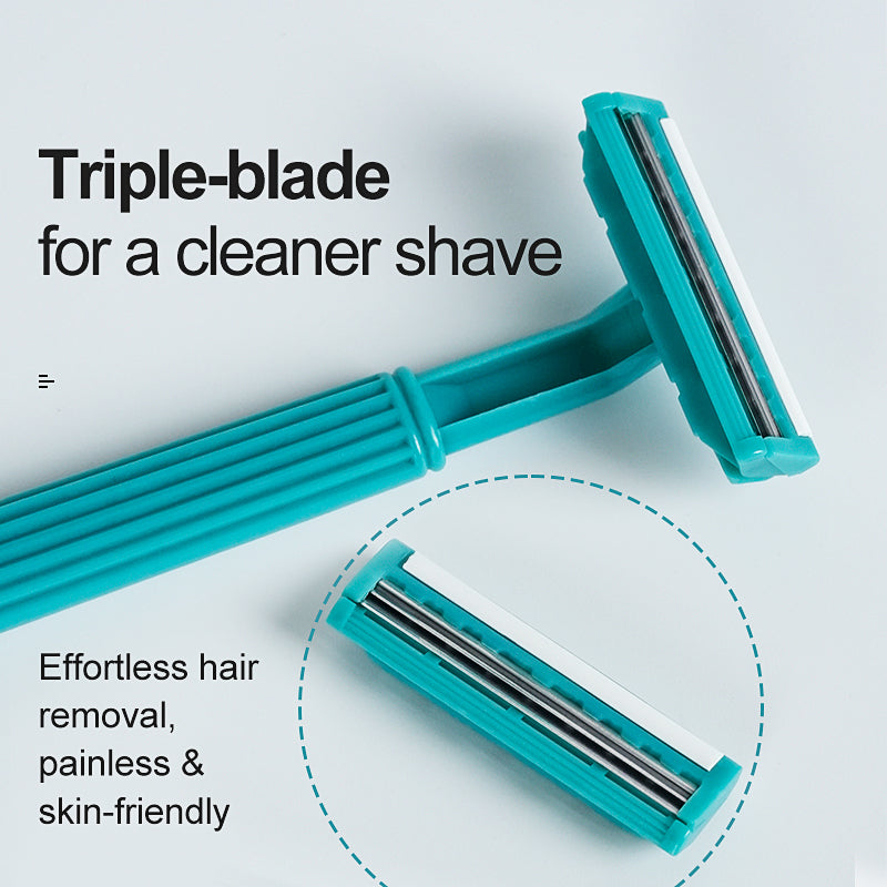 Disposable Tattoo Razor Triple-Blade Design 50pcs