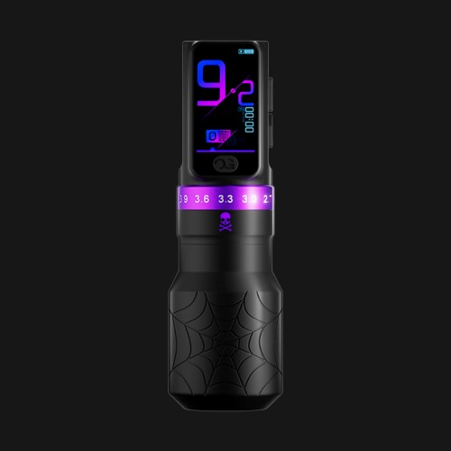 Black Widow Adjustable Stroke Wireless Tattoo Pen