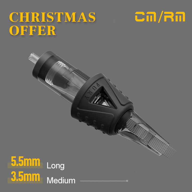 [Christmas Offer]FURY Tattoo Curved Magnum (CM/RM) Tattoo Needle Cartridges