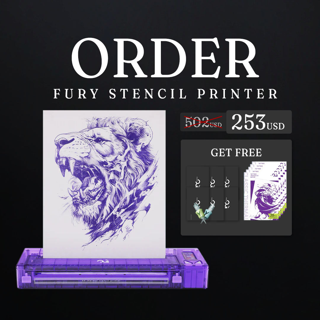 FURY Wireless Tattoo Transfer Stencil Printer